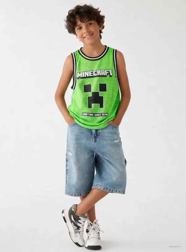 Шорты джинсовые Denim shorts Terranova, Blu Denim Medio, синий