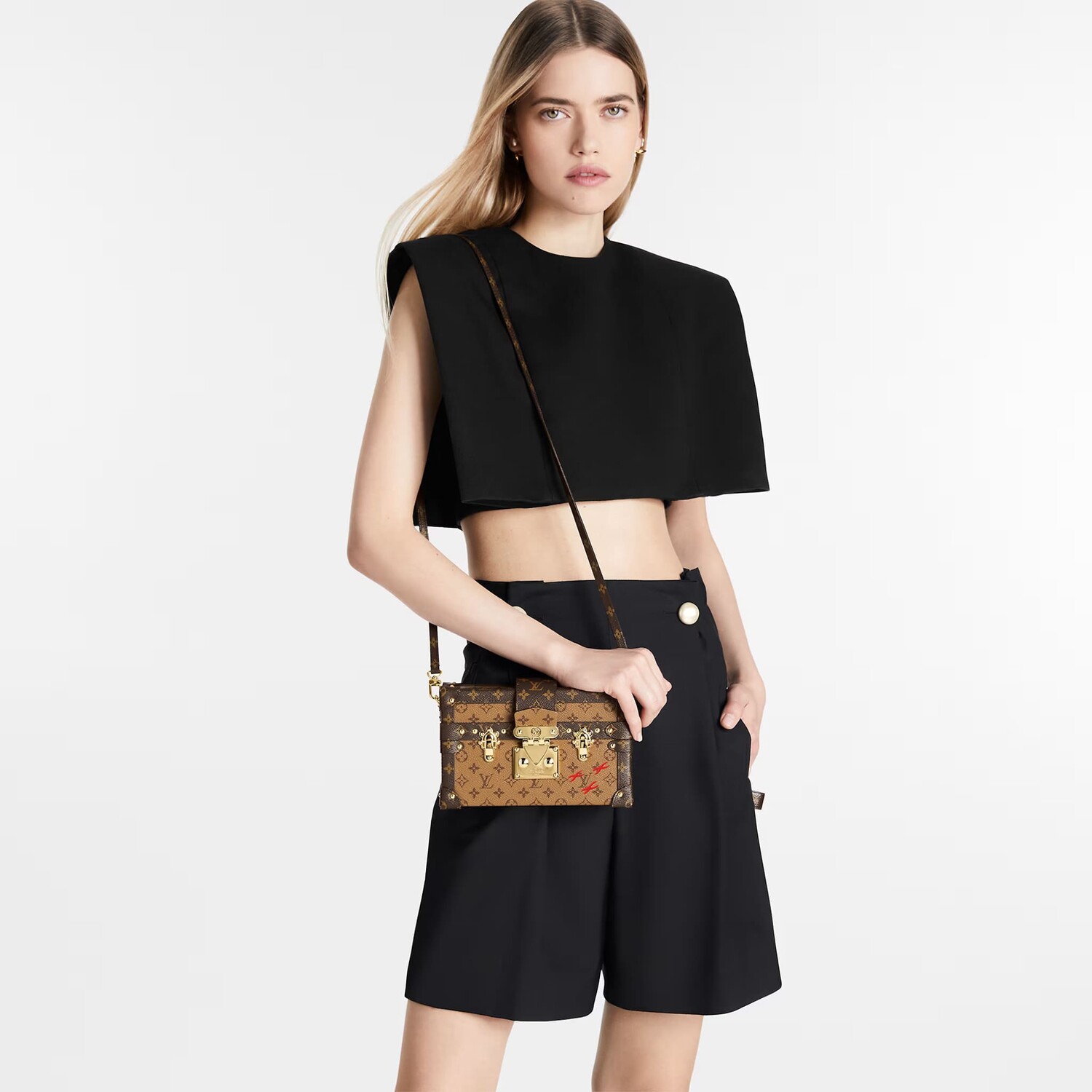 

Сумка Louis Vuitton Petite Malle Monogram, коричневый