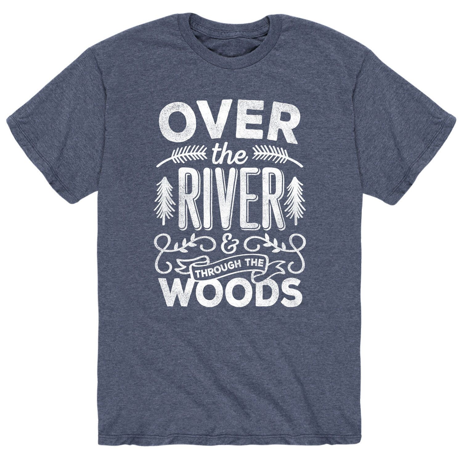 

Мужская футболка Over The River Through Woods Licensed Character