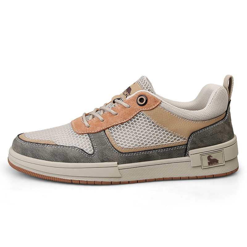 

Кроссовки Anti-Slip Wear-Resistant Low-Top Skateboard Shoes Men's BECK, Sand