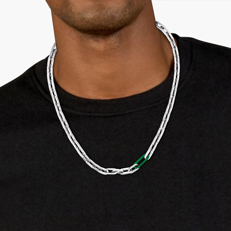 

LACOSTE Серебряное колье из нержавеющей стали для женщин 2040099