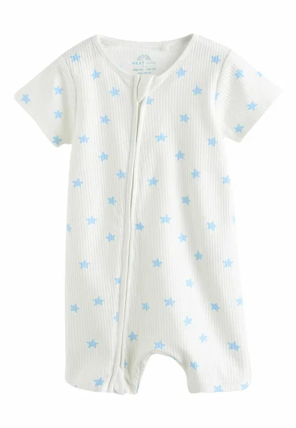 Комплект из 3 боди с коротким рукавом Regular fit Next blue, синий — фото 3
