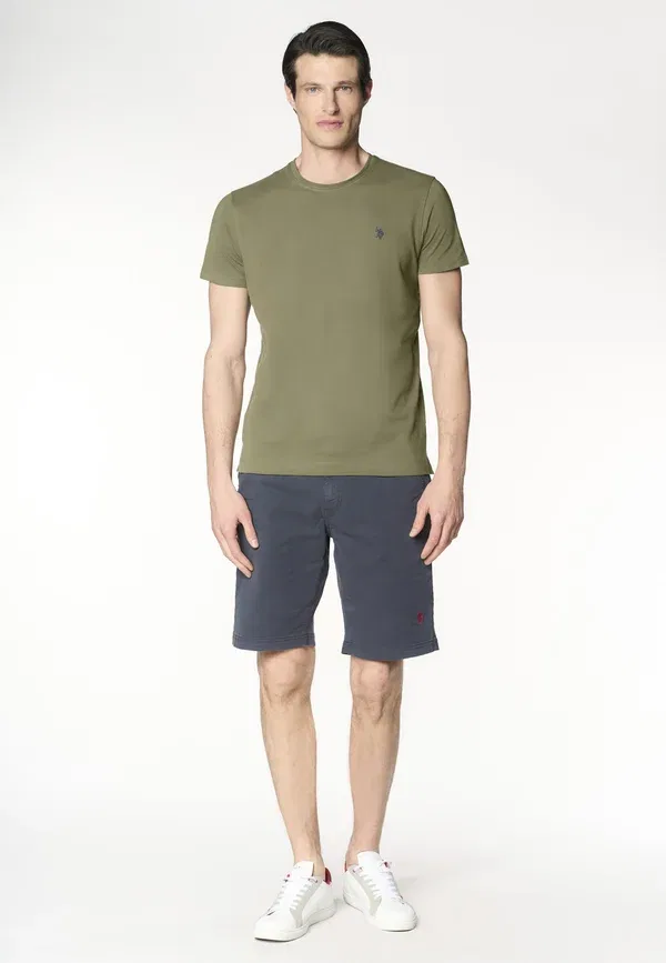 Шорты из хлопка с эластаном U.S. Polo Assn., Blu, синий — фото 2