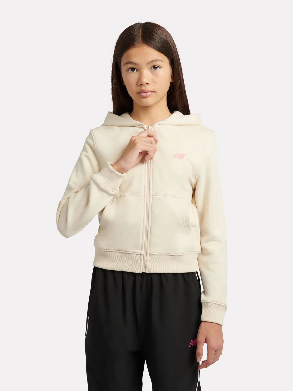 Худи на молнии New Balance Arch, Natural