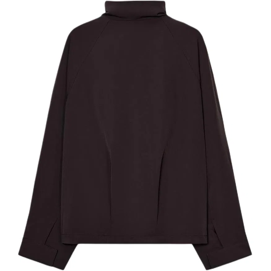 Женское пальто с водолазкой шоколадного цвета ZARA, Chocolate — фото 3