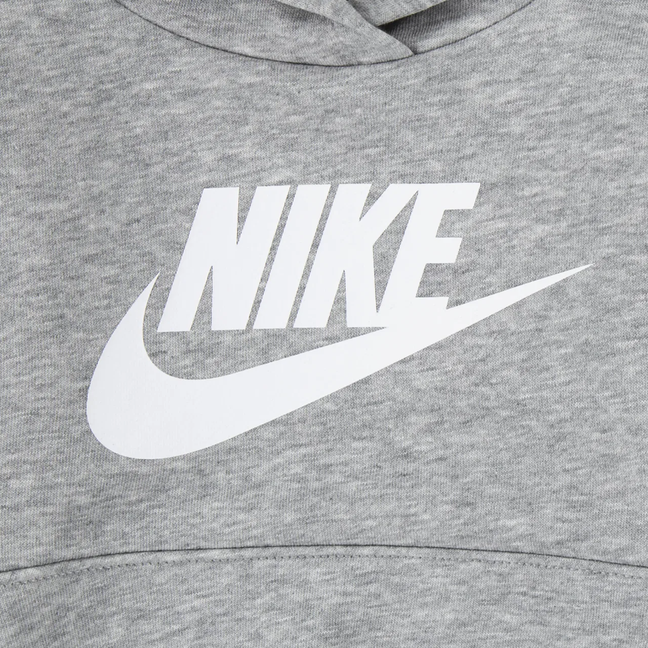 Детский комплект худи и шорт для мальчиков ясельного возраста Club Hbr Nike, серый/белый — фото 4
