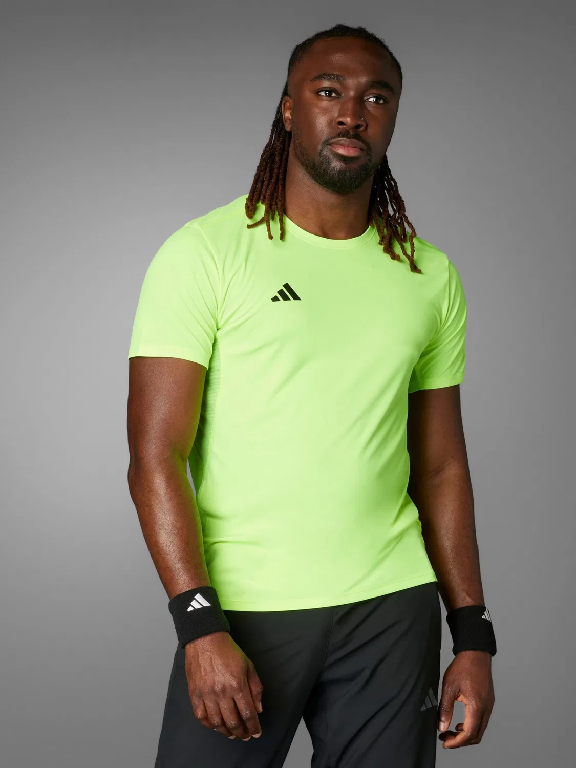 Футболка для бега Adizero Essentials adidas, зеленый — фото 3