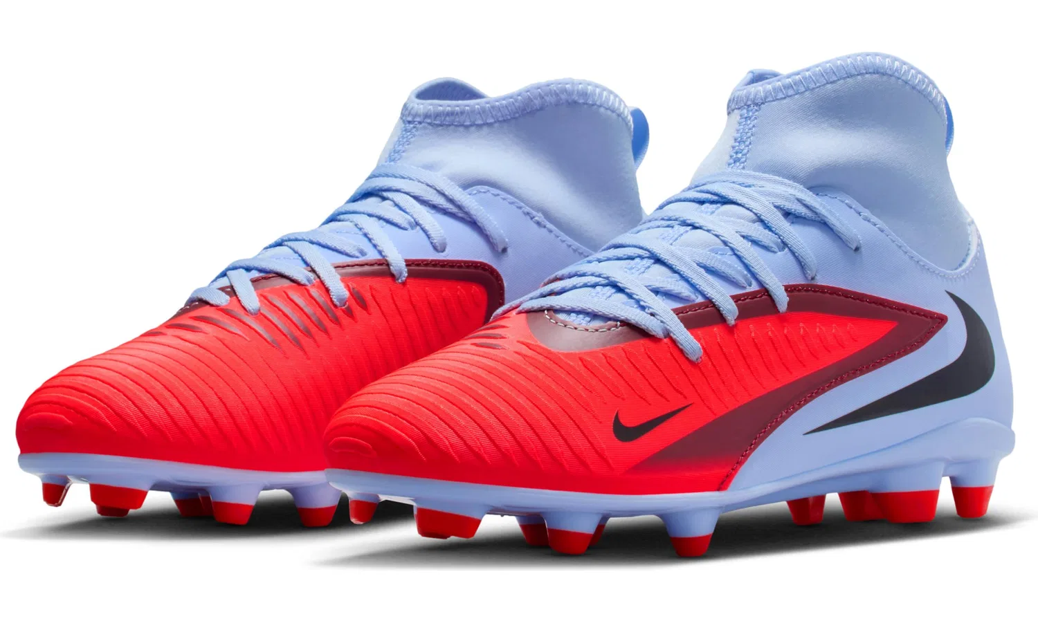 Детские кроссовки для мальчиков с принтом Jr Phantom 6 High Club Fg/Mg NIKE, Multi-Coloured — фото 2