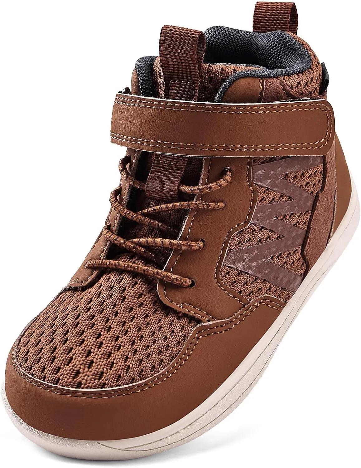 Детские кроссовки для девочек и мальчиков с высоким верхом WateLves, Light Brown