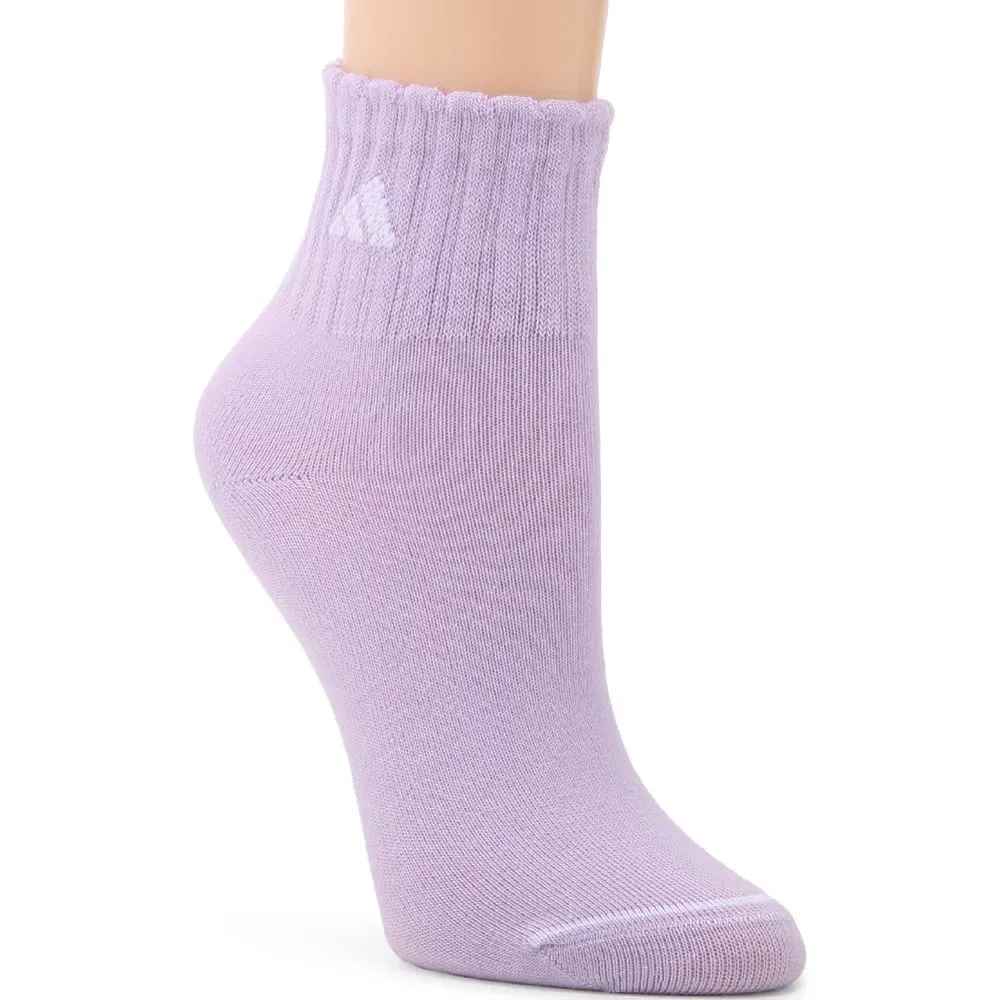 Детский набор из 6 спортивных модных носков длиной до щиколотки Adidas, Pastel Assorted — фото 3