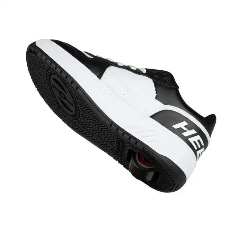 Детские кроссовки на колесиках Rezerve Low Heelys, Schwarz Weiss — фото 3