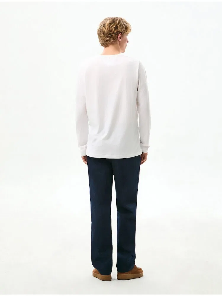 Футболка с длинным рукавом, Slim Fit TOMMY HILFIGER, White — фото 3