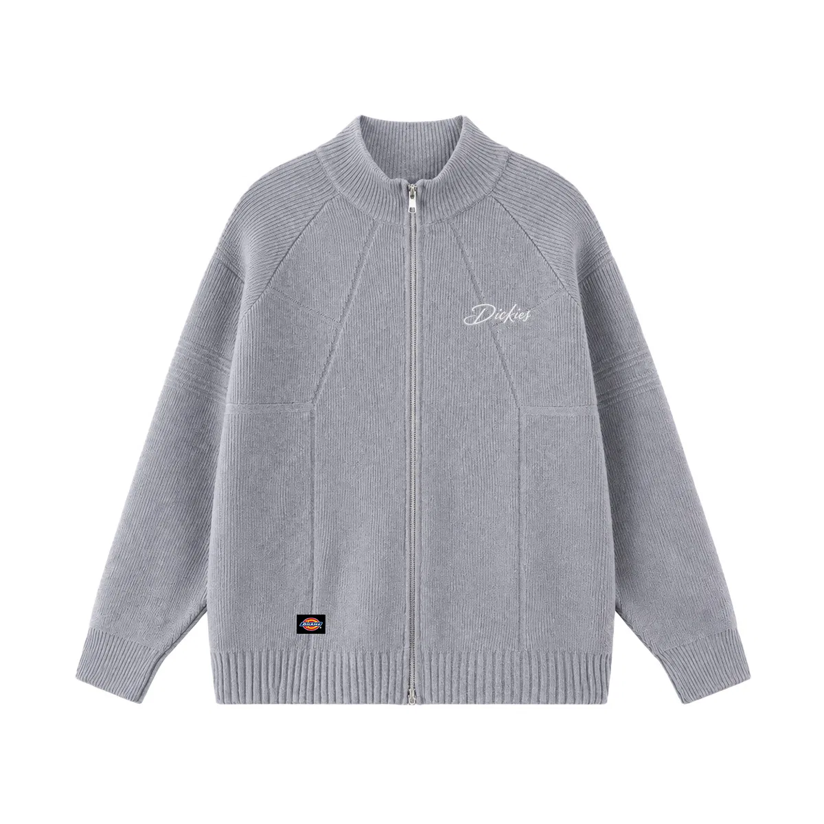 Детский свитшот с воротником-стойкой Dickies, Light Gray
