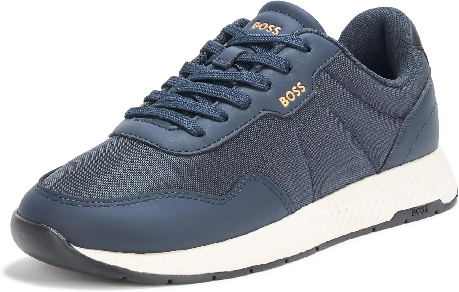 

Мужские кроссовки BOSS Essential с низким профилем, темно-синий