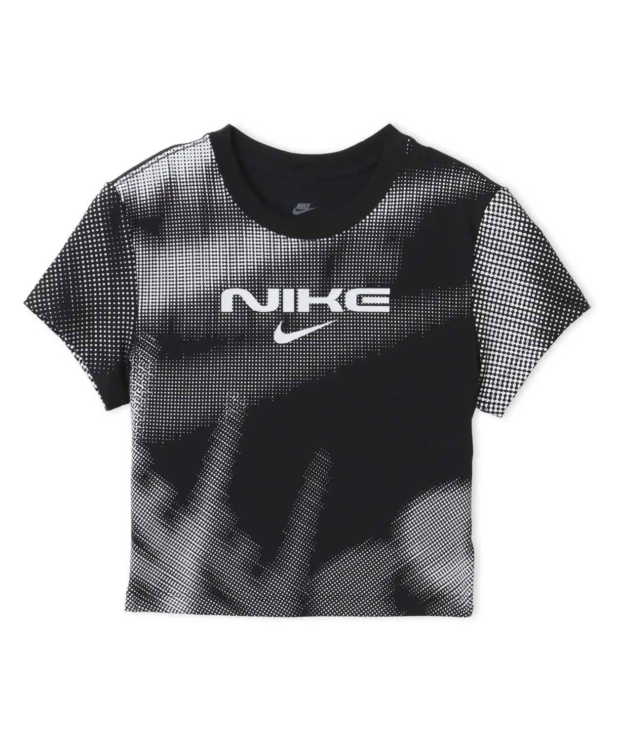 Женская футболка с коротким рукавом укороченная Nike Sportswear Chill Knit, Черный