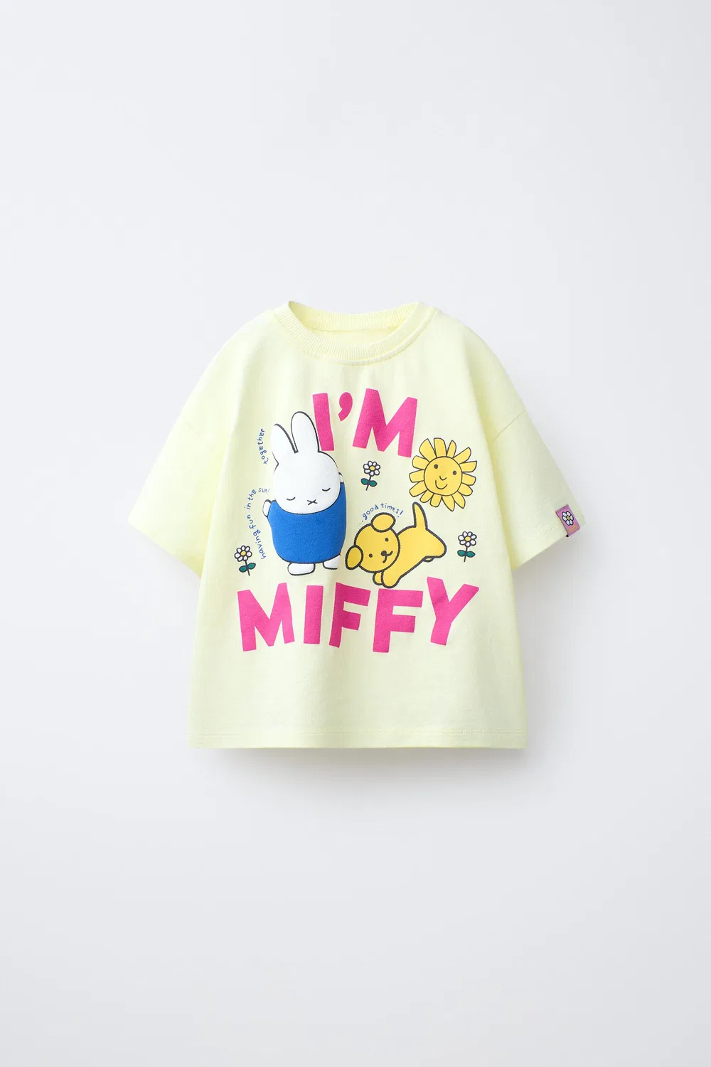 Футболка с принтом MIFFY MERCIS BV ZARA, Lime
