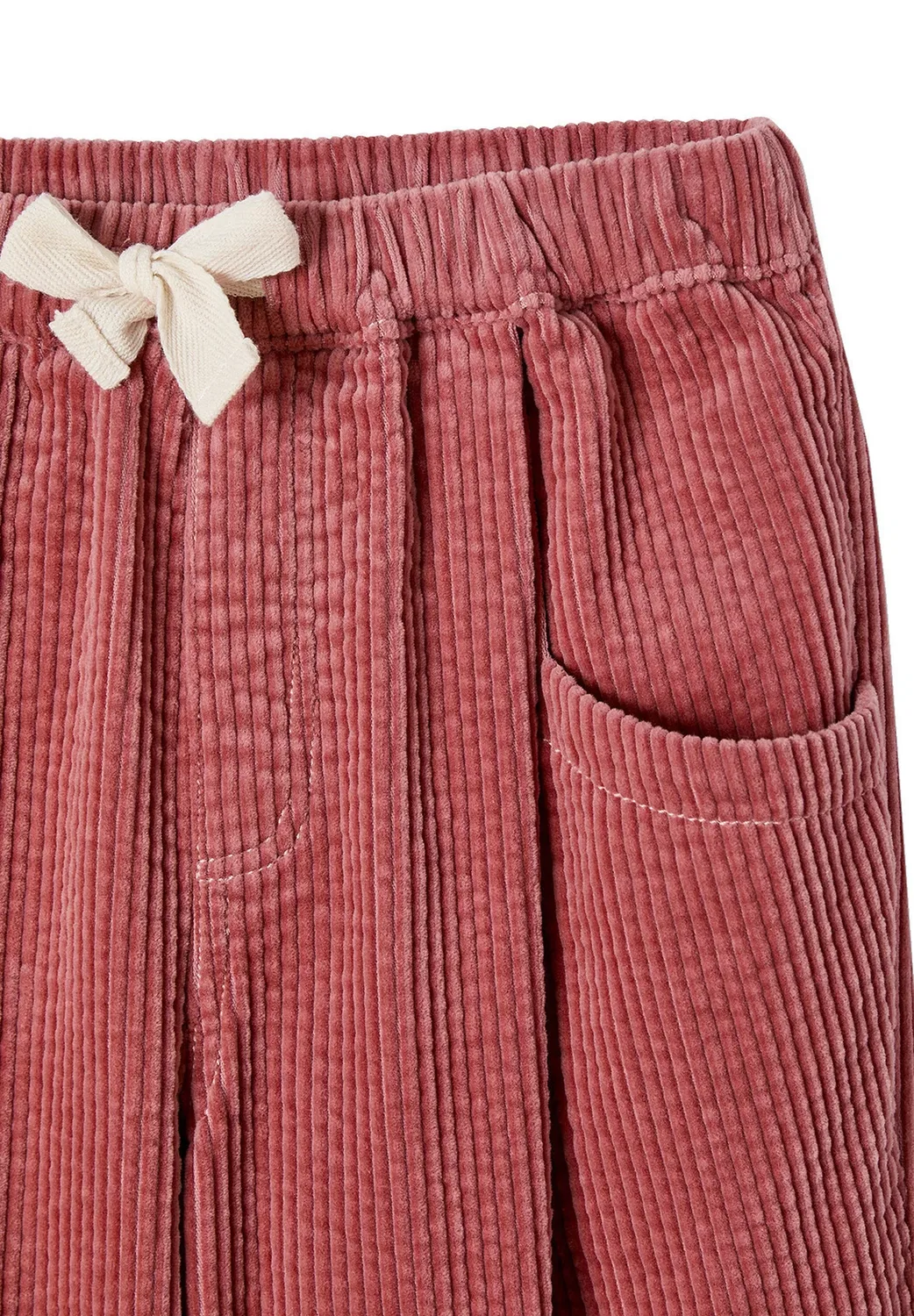Weite cordhose mädchen, мешковатый вид - спортивные штаны Vertbaudet, Altrosa — фото 3