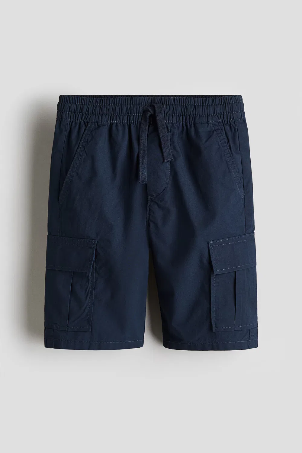 Шорты-Карго из хлопкового поплина H&M, Marineblau