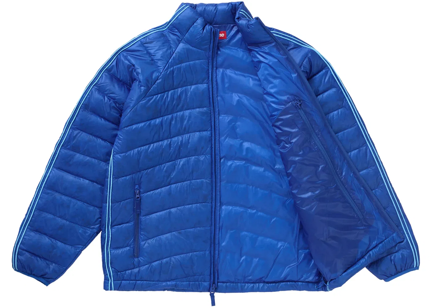 Мужская куртка пуховая Supreme Micro Down Jacket, Royal — фото 2
