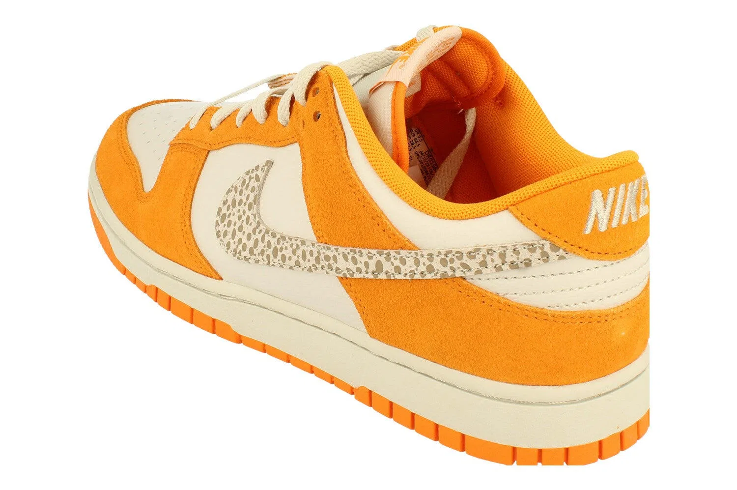 Детские повседневные кроссовки с принтом Safari Dunk Low Nike, Orange — фото 2