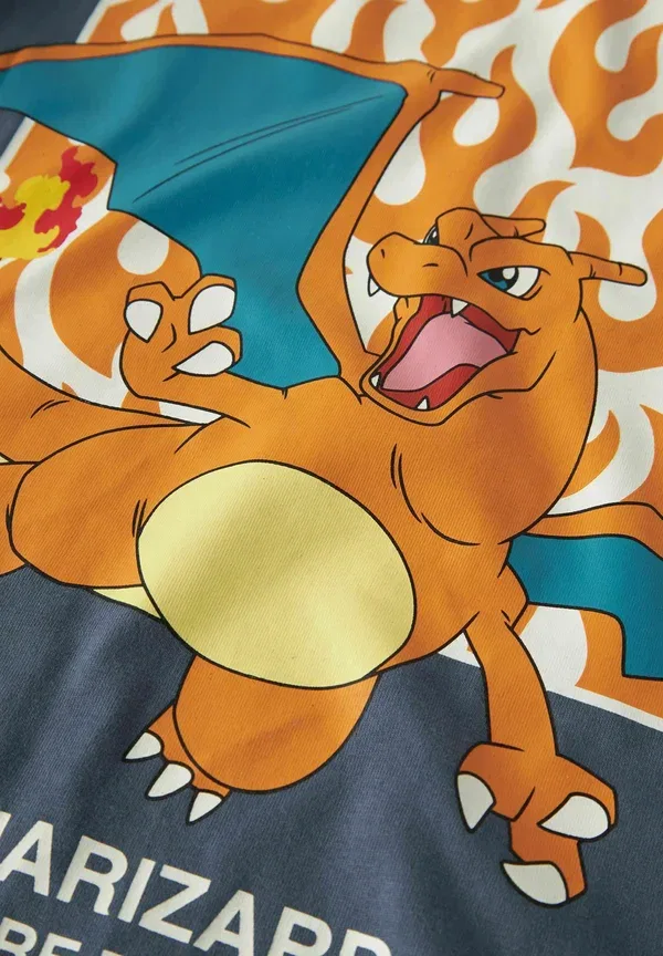 Футболка с принтом Pokemon Nkmjyk Name It, Vintage Indigo, индиго — фото 4