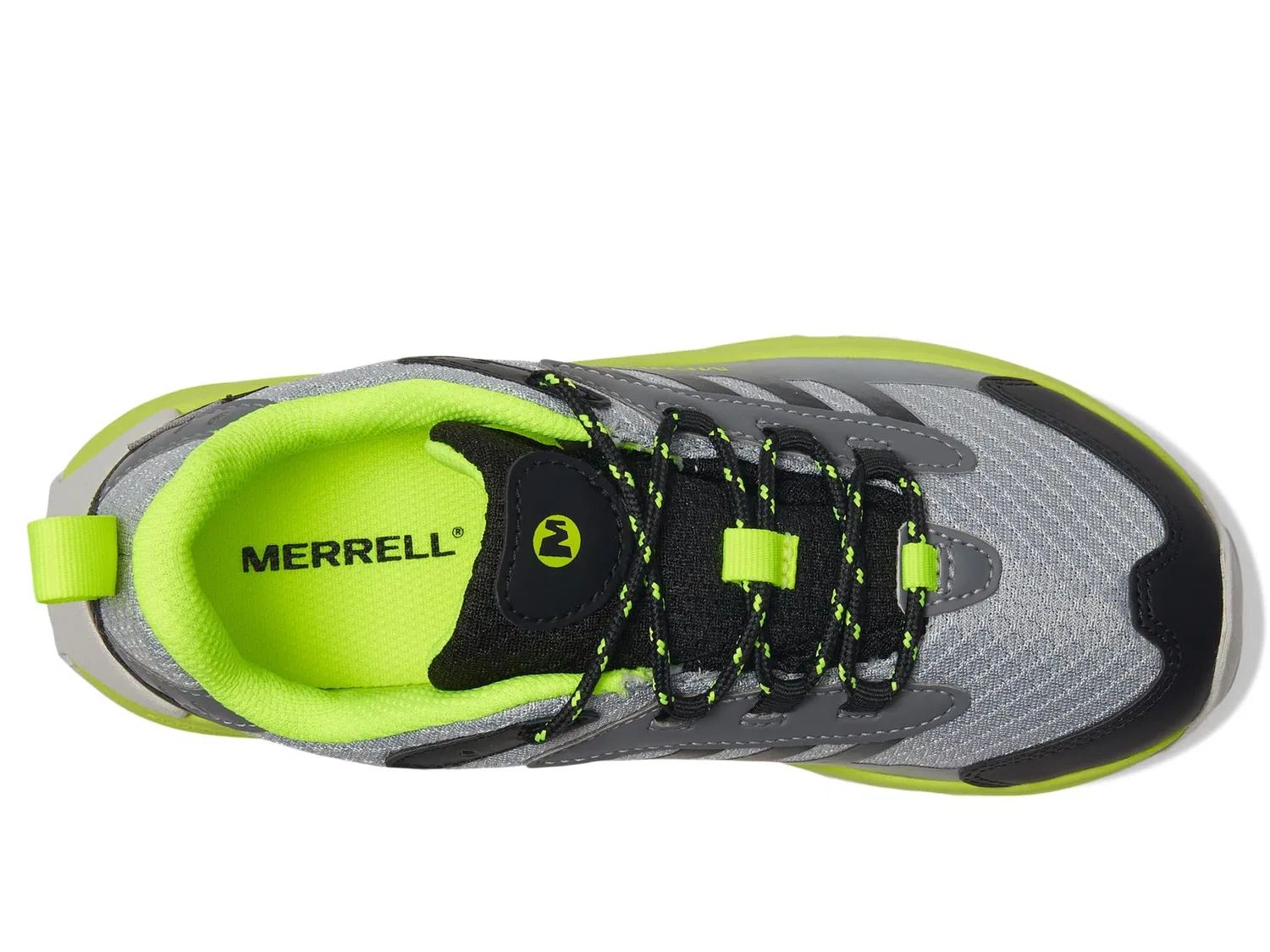Детские водонепроницаемые ботинки для хайкинга Moab Speed 2 Low Waterproof Merrell, Grey Black Cedar — фото 2