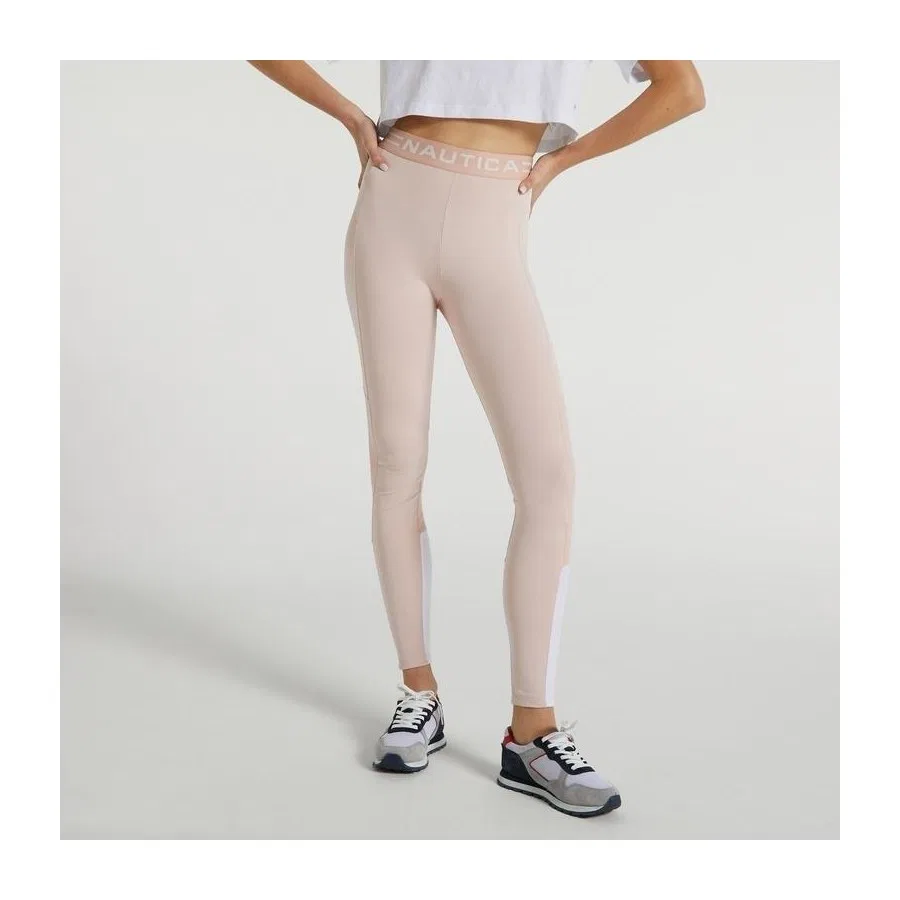 Женские леггинсы с принтом Nautica Slim Fit, Nike, Розовый — фото 3