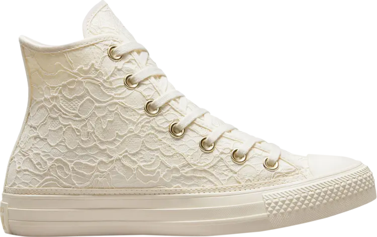 Кроссовки Converse Wmns Chuck Taylor All Star High Lace - Egret, кремовый