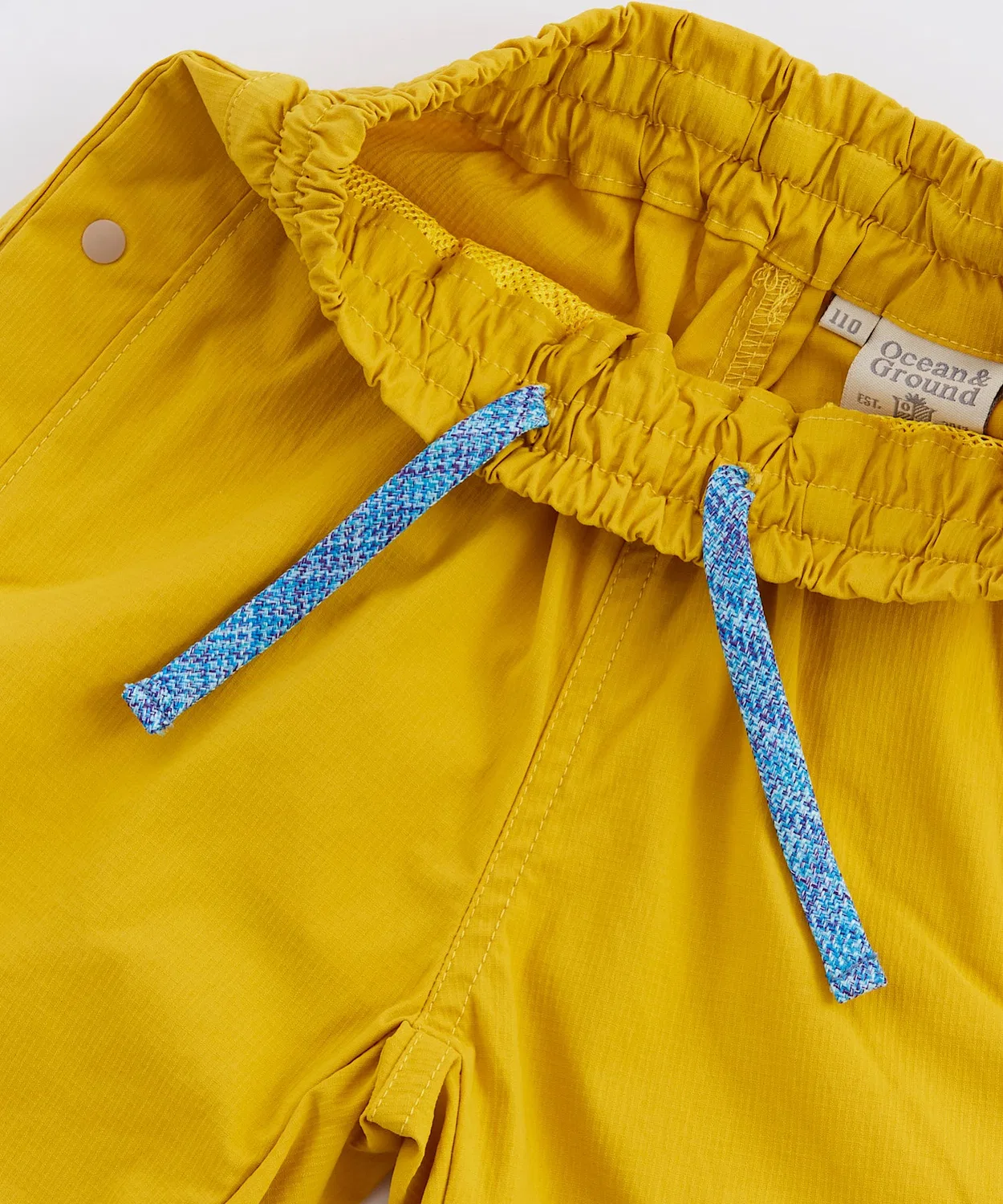 Детские шорты для мальчиков с принтом, Aqua Print Shorts Ocean&Ground, Dark Blue — фото 3