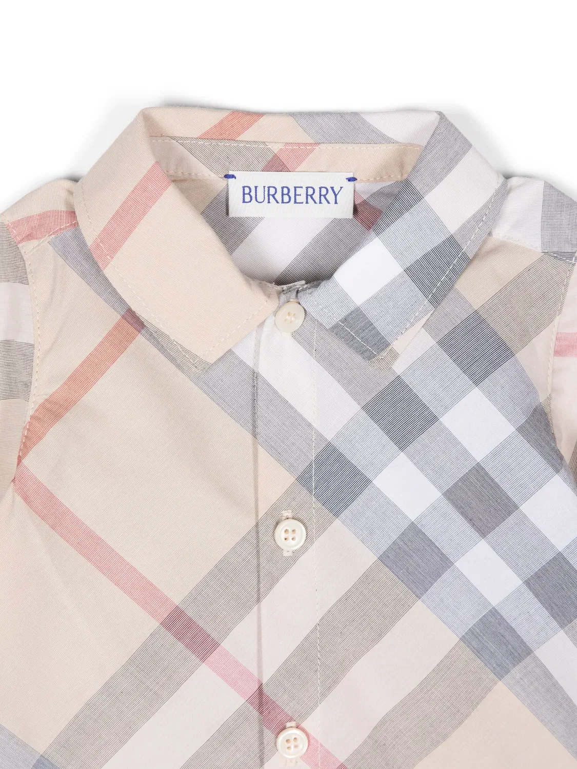 Комбинезон с клетчатым рисунком Burberry, бежевый/многоцветный — фото 3