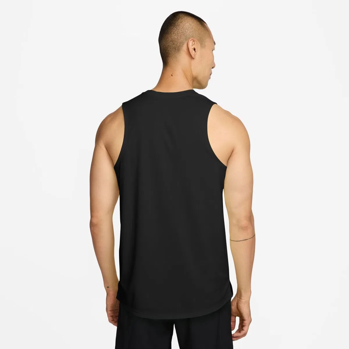 Мужской топ без рукавов Dri-Fit Miler Tank Nike, Black Reflective Silver — фото 3
