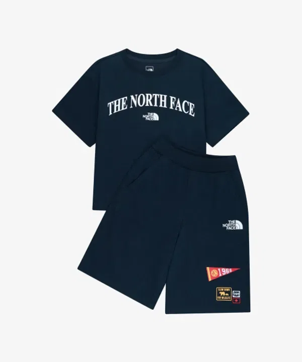 Футболка с коротким рукавом Camp Flag Crew Set NAV, The North Face Kids