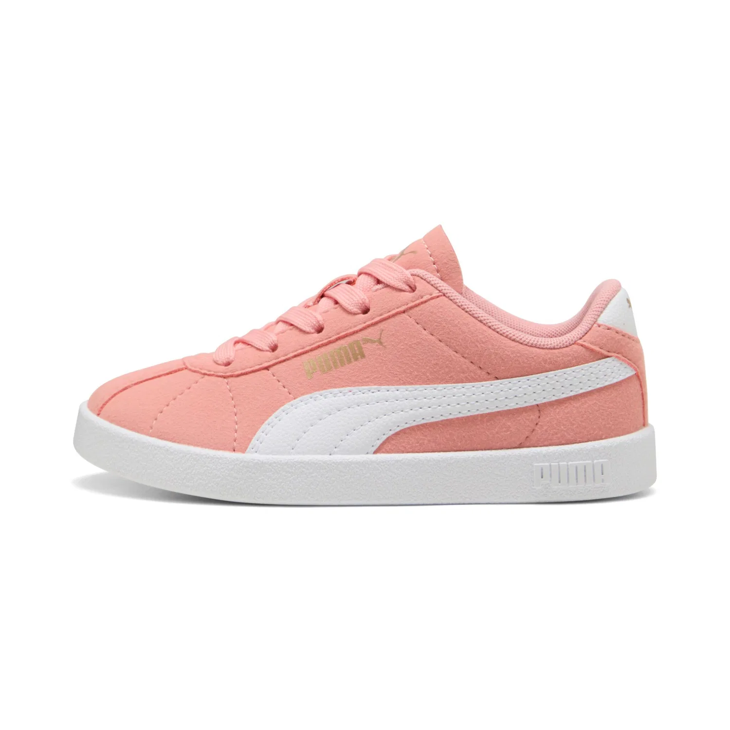 Детские кроссовки с элементами футбольного стиля PUMA, Pink Fruit/White — фото 2