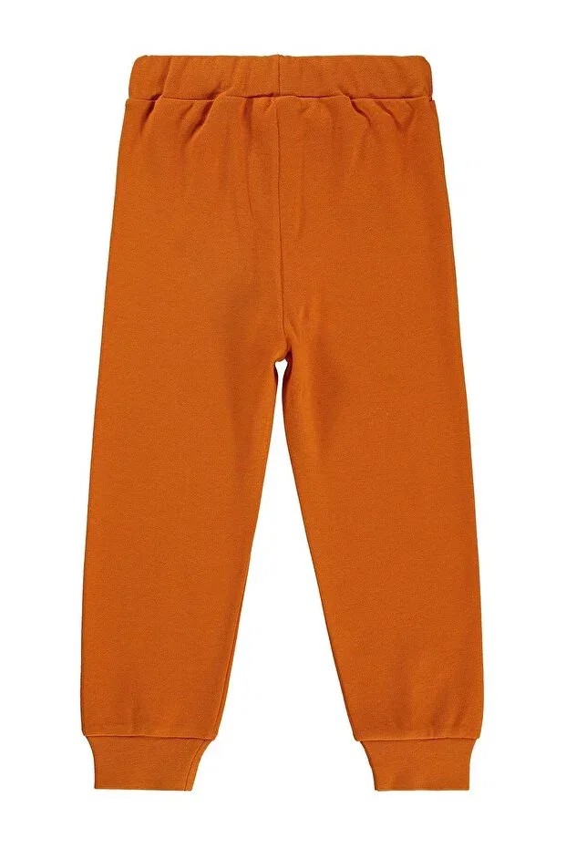 Детские спортивные штаны для мальчиков с принтом Civil Boys, Dark Orange — фото 2
