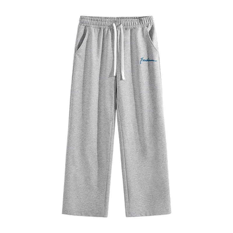 Детские трикотажные спортивные штаны Miniso, Heather Gray Good Luck to You Pants Logo