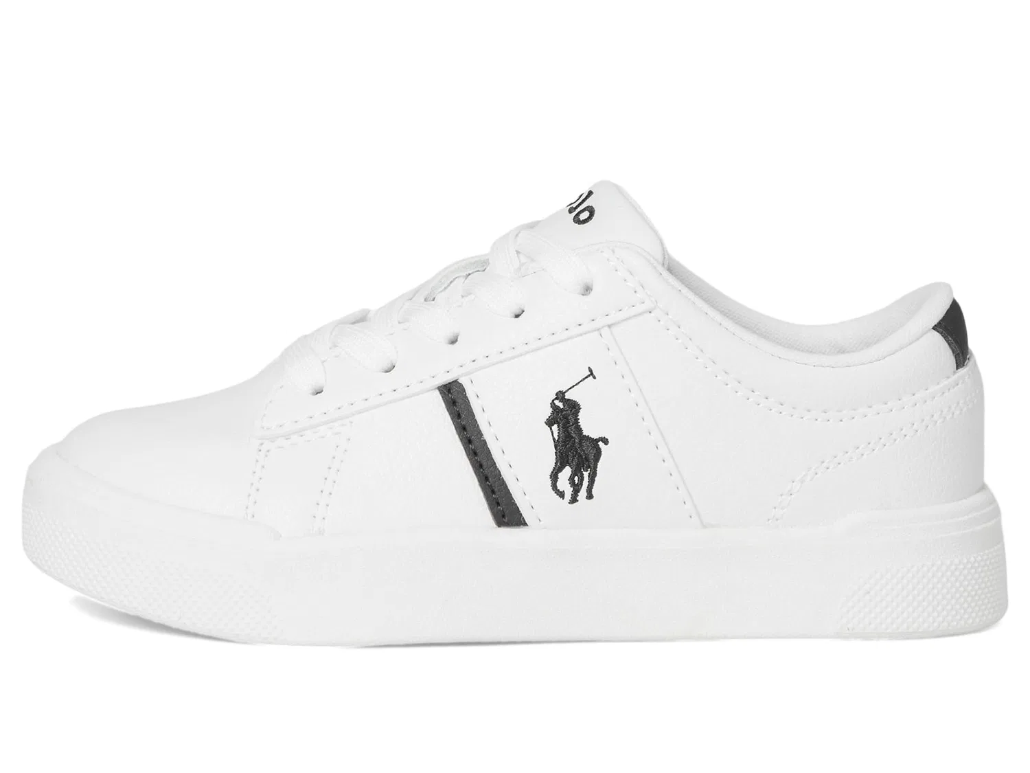 Детские кроссовки для девочек Frazier POLO RALPH LAUREN, White Navy Blue — фото 4
