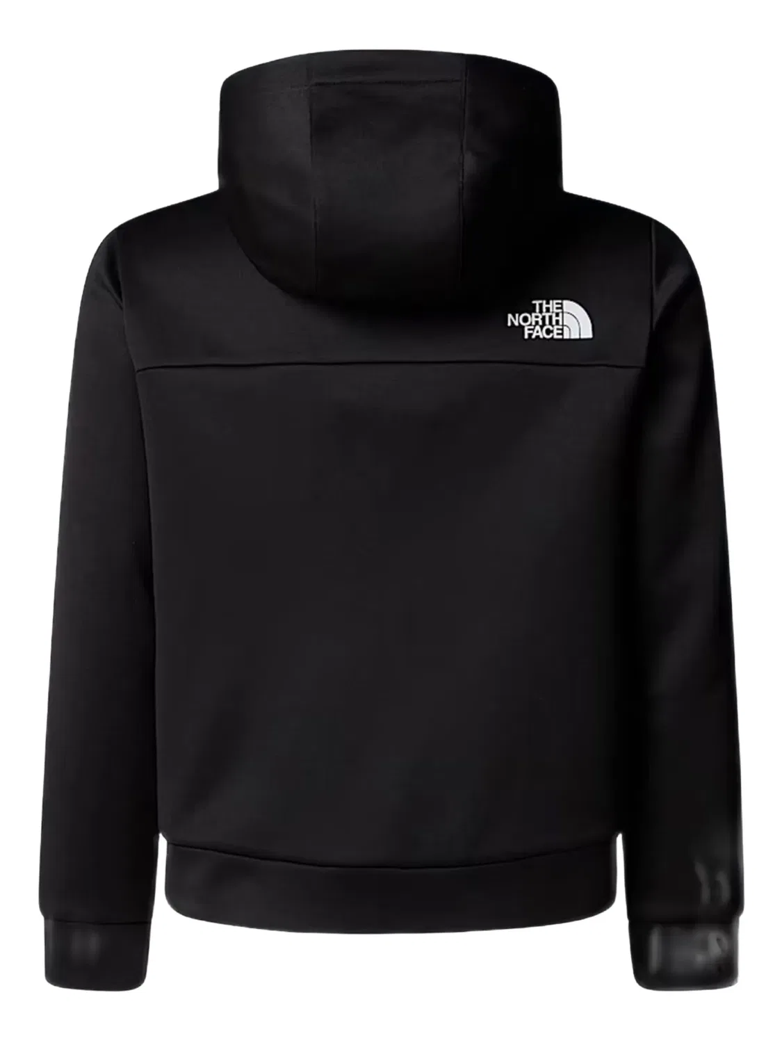 Худи с застежкой на молнии и логотипом The North Face, черный — фото 2