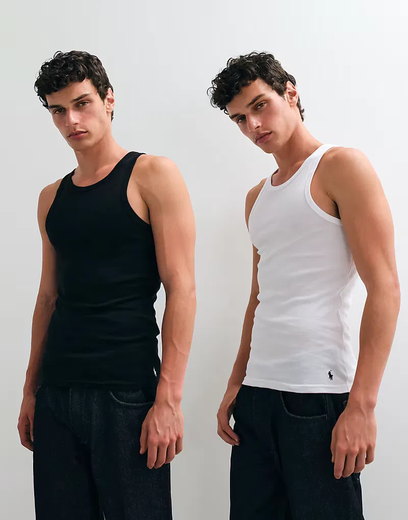 Майки-борцовки 2 шт Polo Ralph Lauren, белый