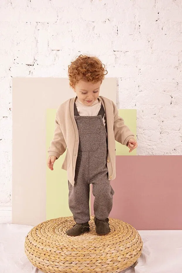 Детский кардиган с текстурой Studio Gien, Beige