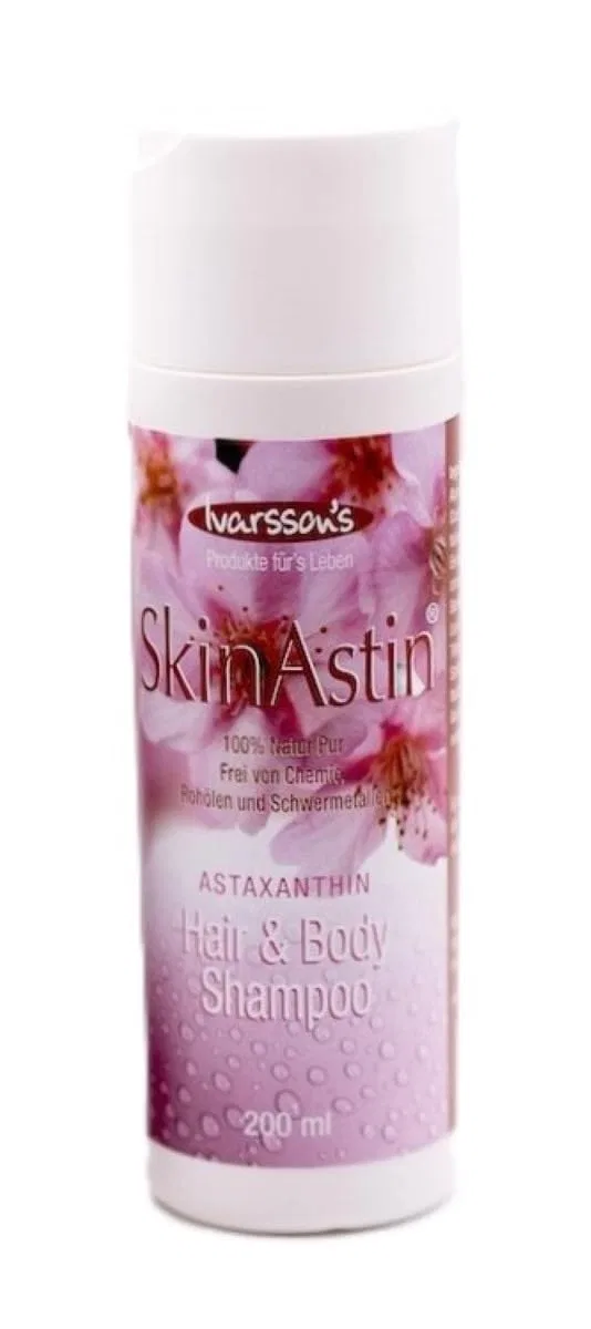 Шампунь для волос и тела Astaxanthin от SkinAstin, 200 мл Ivarsson’S