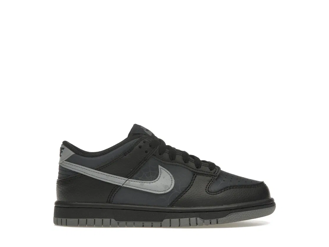 Детские кроссовки с принтом Nike Dunk Low Nike, Black/Dark Obsidian/Smoke Grey