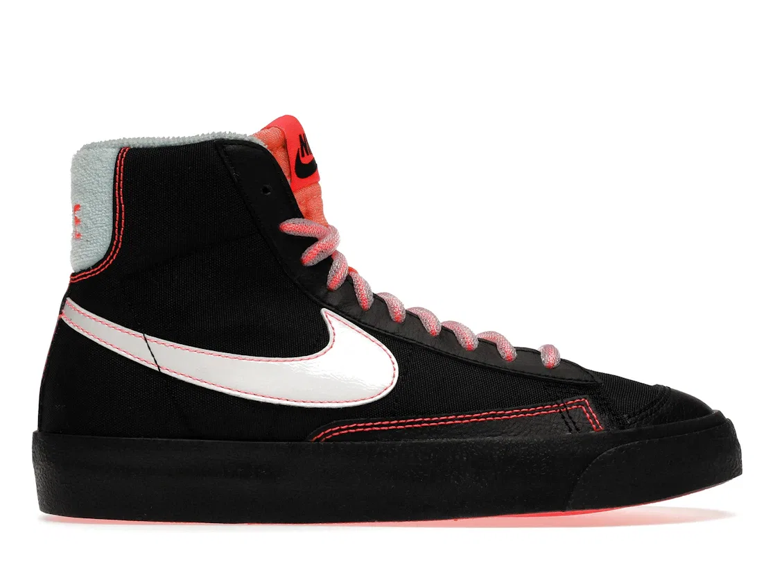 Детские кроссовки Lifestyle Nike Blazer Mid '77, Black/White/Flash-Crimson