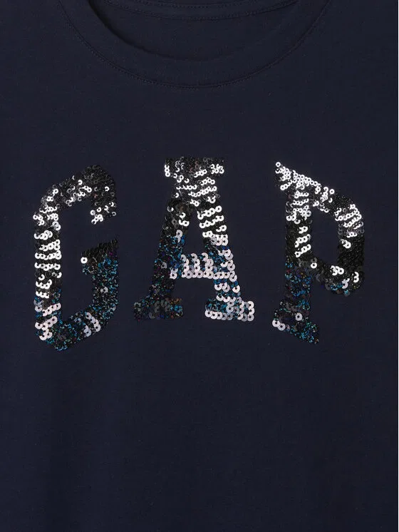 Футболка regular fit Gap, темно-синий — фото 4