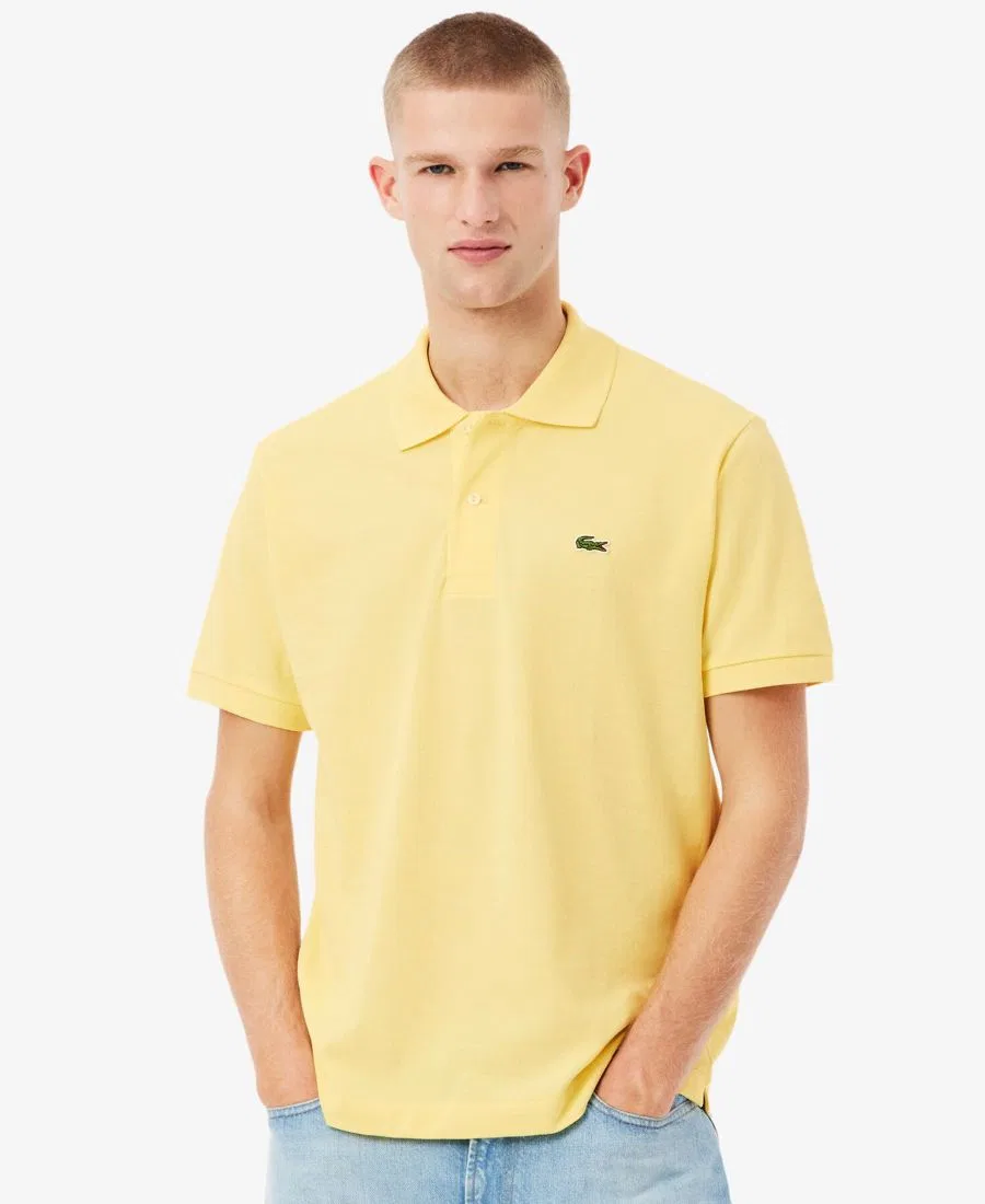 Поло из пике Lacoste Classic Fit Original L.12.12, Bright Yellow