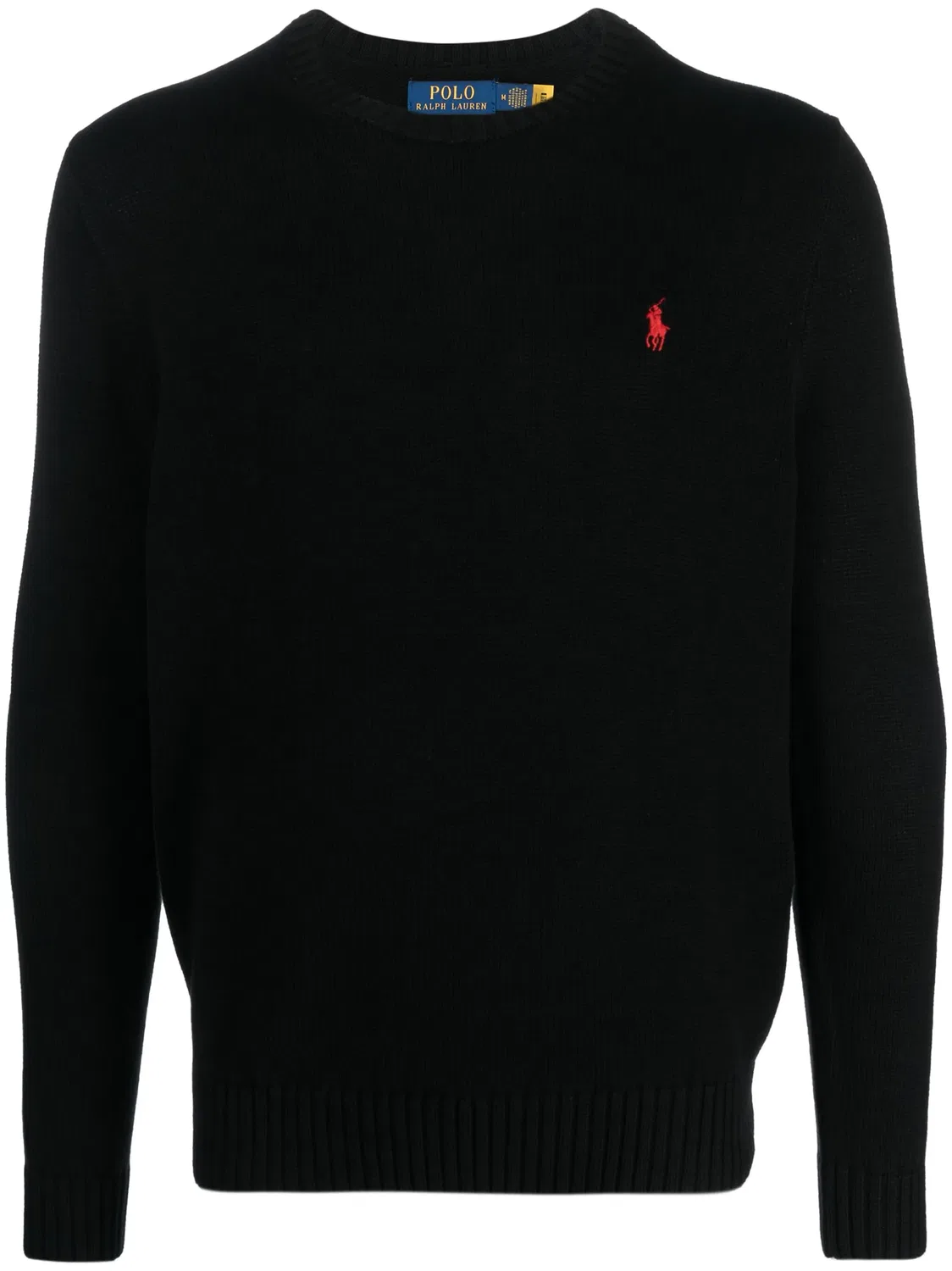 Джемпер с вышитым логотипом Polo Ralph Lauren, черный