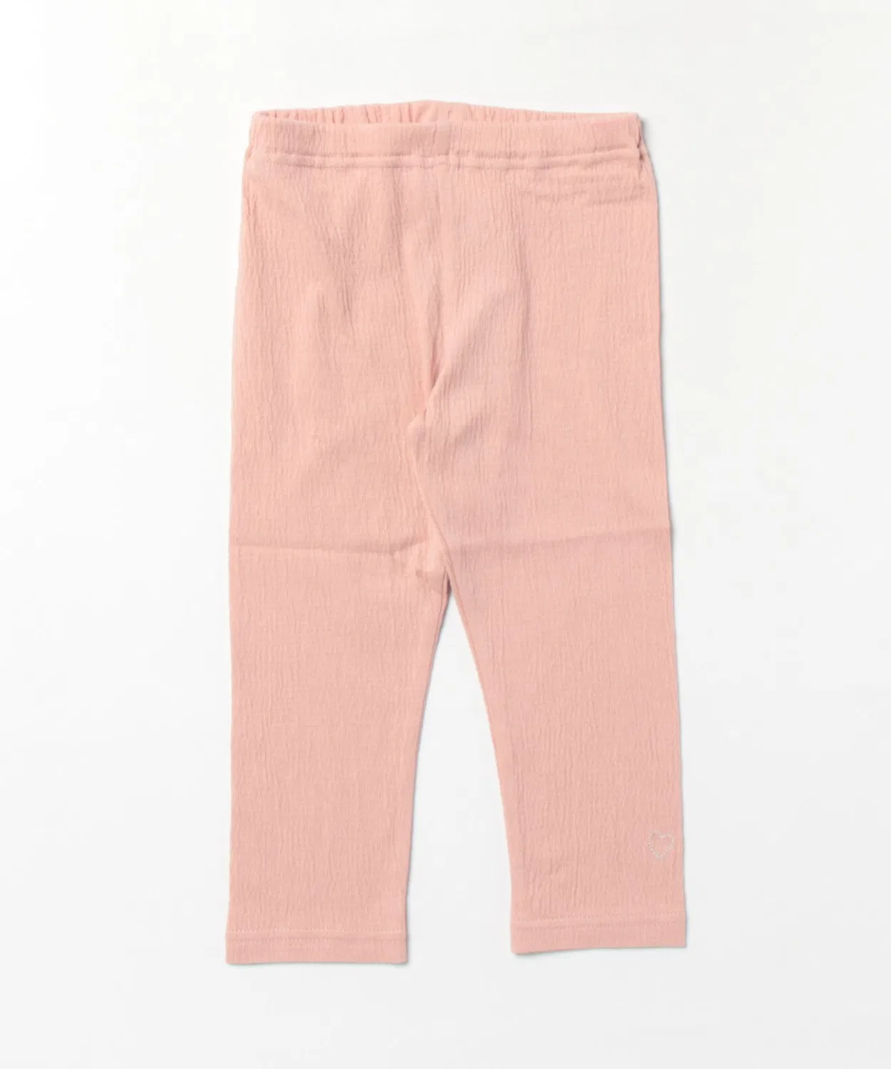Детские леггинсы 7/8 с шеррингом и жаккардом hakka kids, Pink