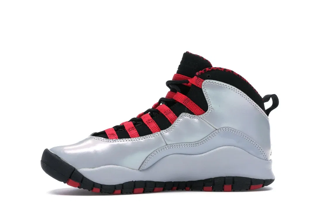 Детские кроссовки Lifestyle Jordan 10 Retro Jordan, Wolf Grey/Black-Legion Re — фото 3