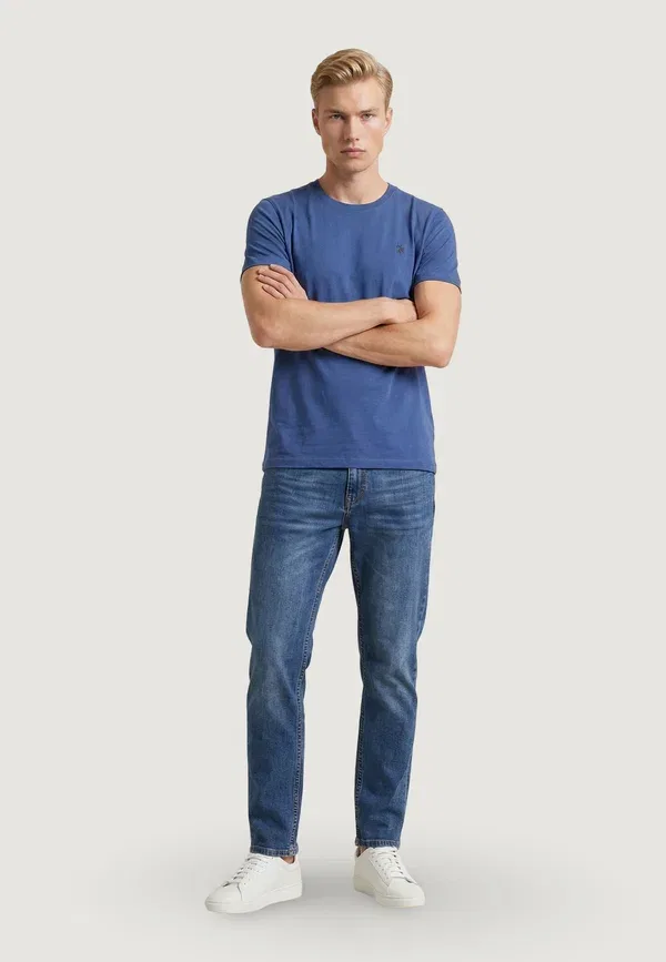 Футболка хлопковая Mick-basic U.S. Polo Assn., dark blue, темно-синий — фото 2