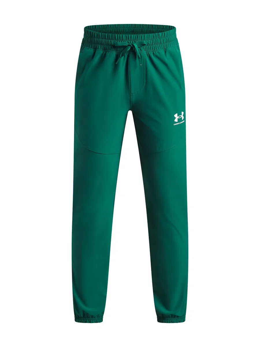 Спортивные брюки Under Armour зауженного кроя 'Vibe' зеленого цвета