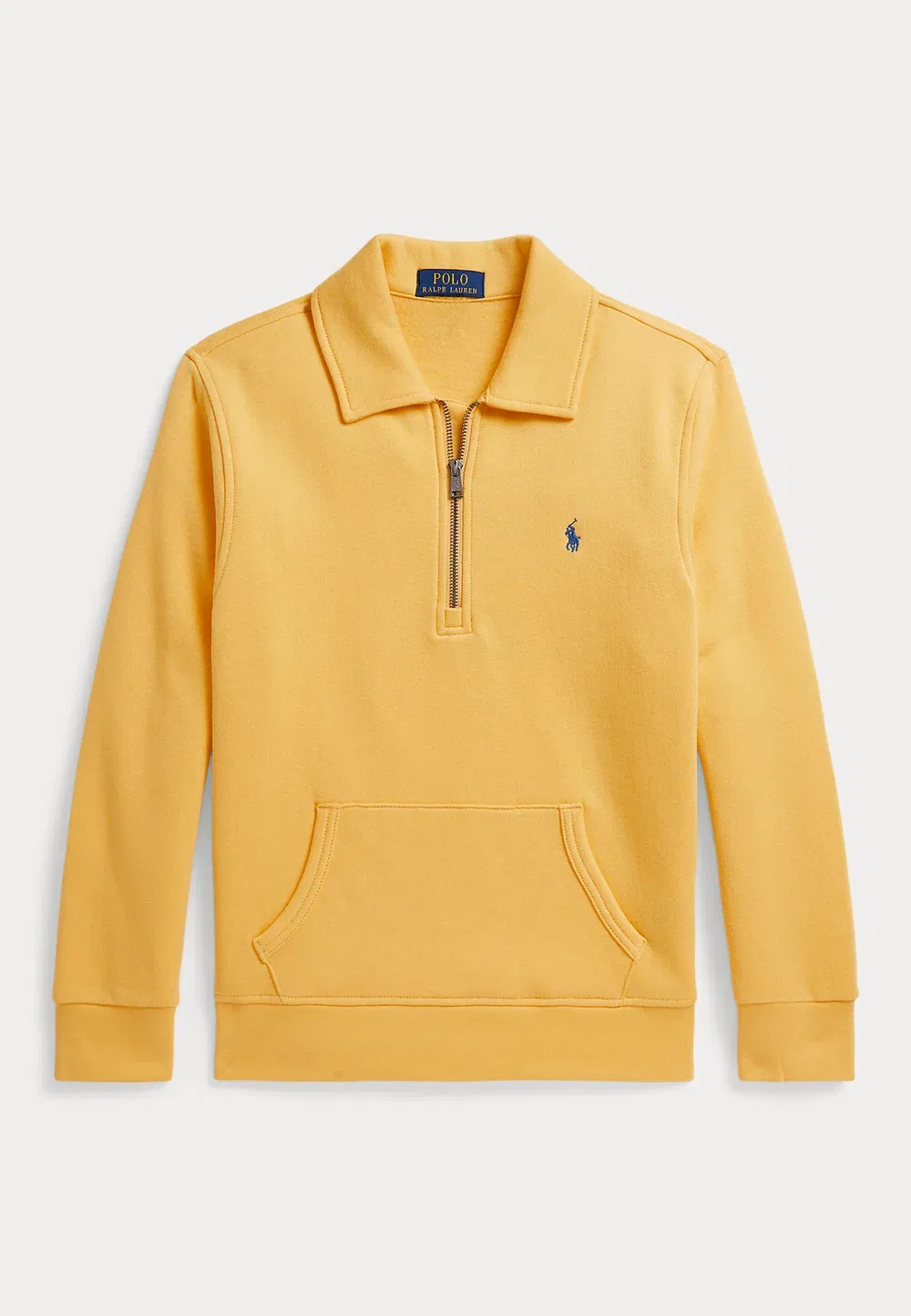 Толстовка с флисовым воротником, размер 7-14 лет Polo Ralph Lauren, Beach Yellow